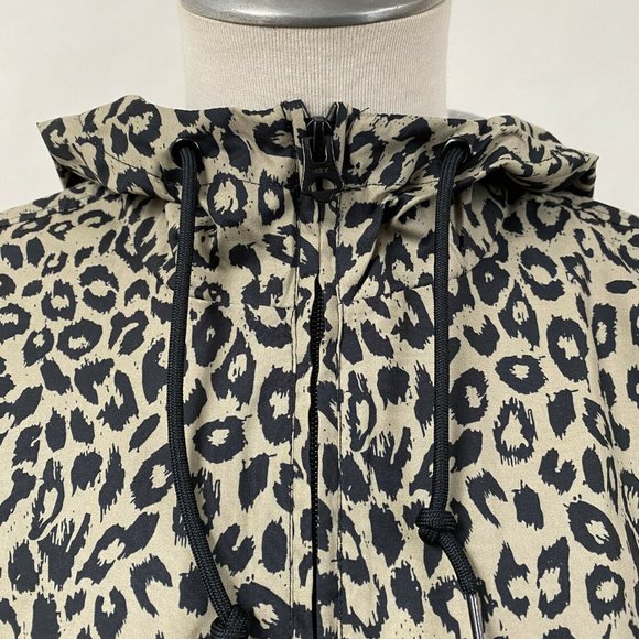 Obey Hooded Anorak "Sienna" Khaki Leopard - Picture 5 of 8